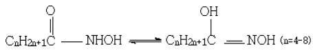 Alkyl hydroxy oximido acid